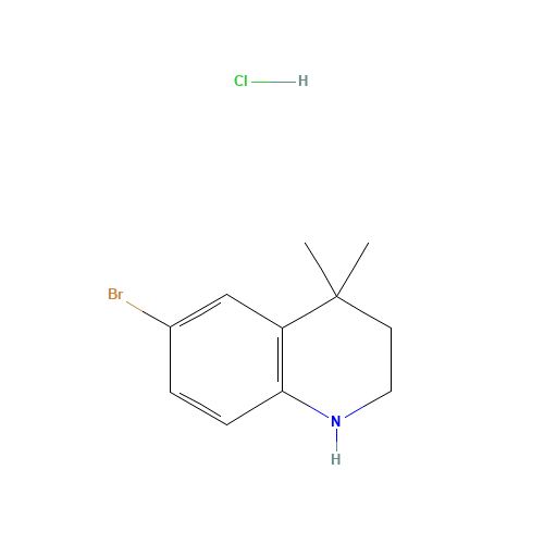 6-bromo-1,2,3,4-tetrahydro-4,4-dimethylquinoline hydrochloride (CAS: 135631-91-3) - Related Chemical Product
