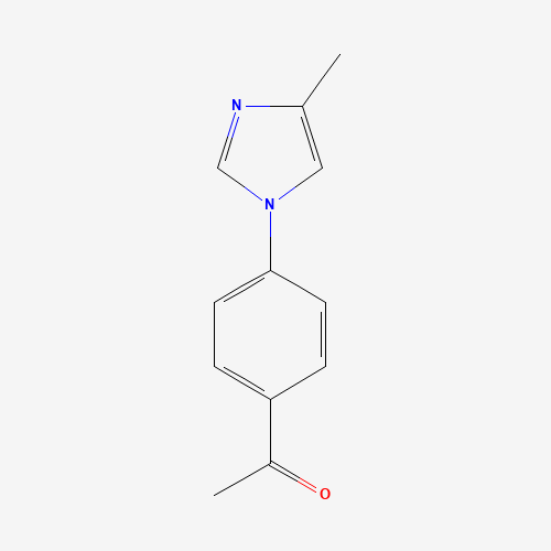 1-(4-(4-Methyl-1H-imidazol-1-yl)phenyl)ethanone (CAS: 142161-53-3) - Related Chemical Product