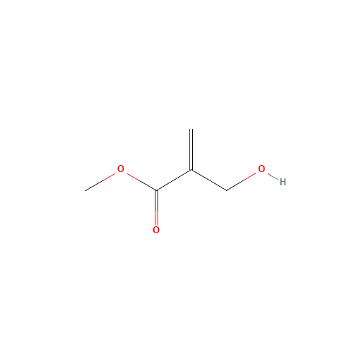 Methyl 2-(hydroxymethyl)acrylate (CAS: 15484-46-5) - Chemical Structure and Molecular Formula 