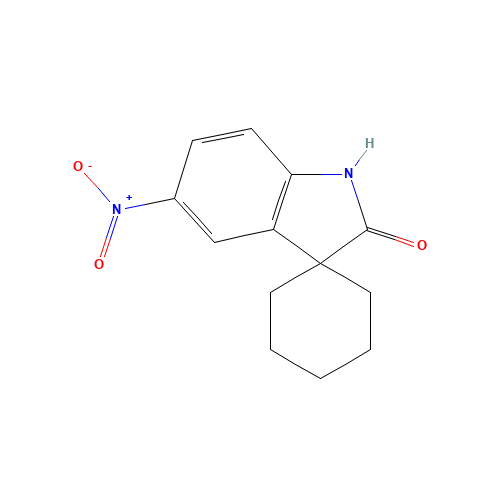 1,3-Dihydro-5-nitro-3-spirocyclohexaneindol-2-one (CAS: 156232-54-1) - Related Chemical Product