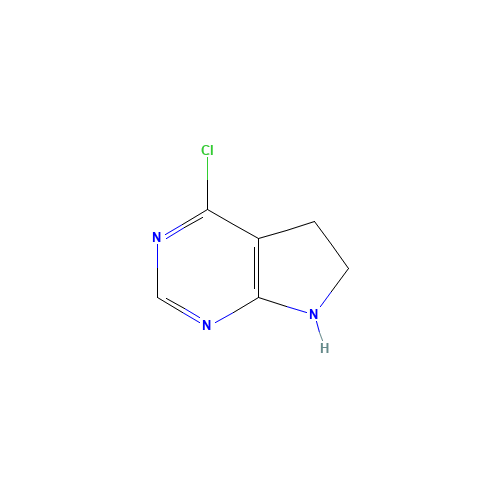 4-chloro-6,7-dihydro-5H-pyrrolo[2,3-d]pyrimidine (CAS: 16372-08-0) - Related Chemical Product