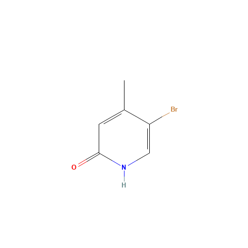 5-BROMO-2-HYDROXY-4-METHYLPYRIDINE (CAS: 164513-38-6) - Chemical Structure and Molecular Formula 