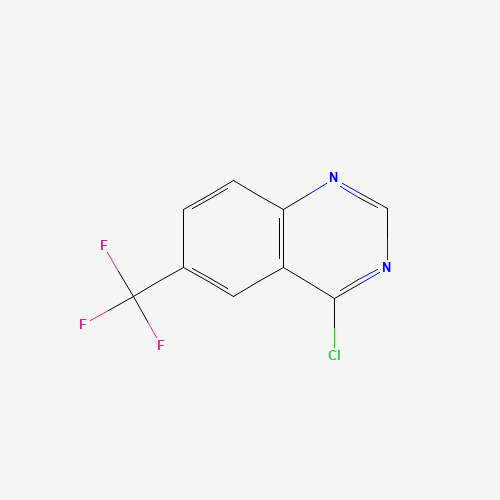 4-chloro-6-(trifluoromethyl)quinazoline (CAS: 16499-64-2) - Chemical Structure and Molecular Formula 