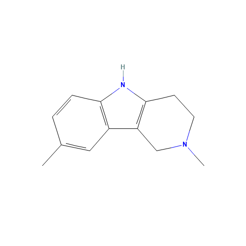 2,8-Dimethyl-2,3,4,5-tetrahydro-1H-pyrido[4,3-b]indole (CAS: 19686-05-6) - Related Chemical Product