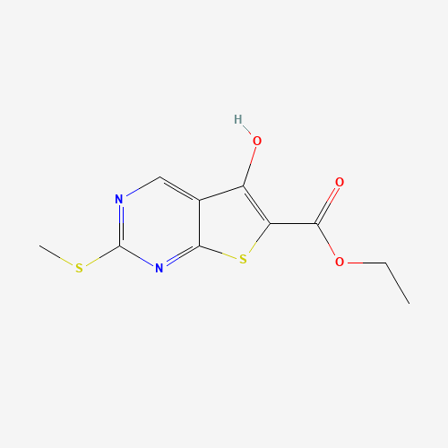 5-Hydroxy-2-methylsulfanyl-thieno[2,3-d]pyrimidine-6-carboxylic acid ethyl ester (CAS: 200626-46-6) - Related Chemical Product