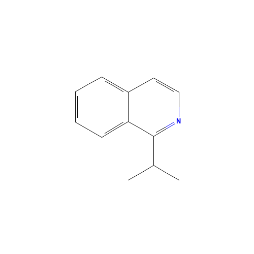 Isoquinoline,1-(1-methylethyl)- (CAS: 20922-03-6) - Chemical Structure and Molecular Formula 