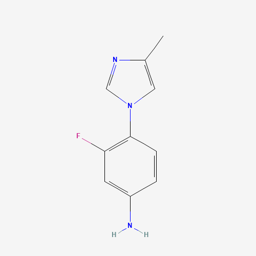 3-Fluoro-4-(4-methyl-1H-imidazol-1-yl)benzenamine (CAS: 252340-70-8) - Related Chemical Product