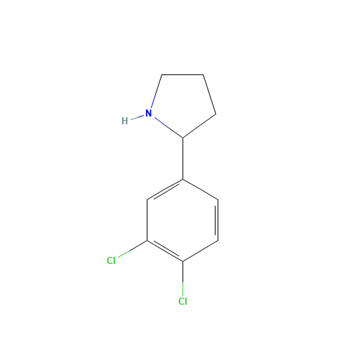 2-(3,4-DICHLOROPHENYL)PYRROLIDINE (CAS: 298690-82-1) - Related Chemical Product