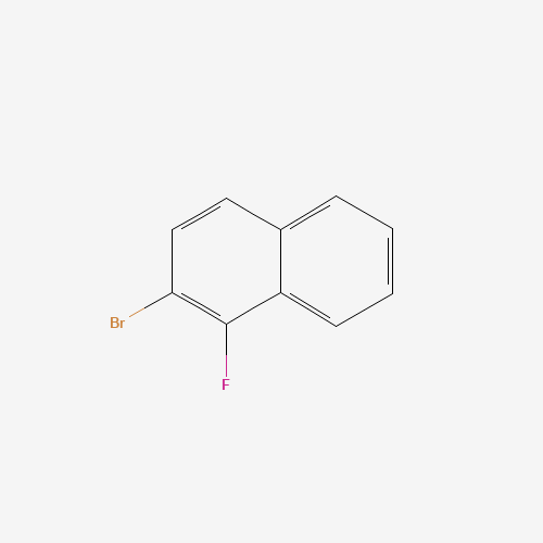 2-Bromo-1-fluoronaphthalene (CAS: 317-79-3) - Chemical Structure and Molecular Formula 