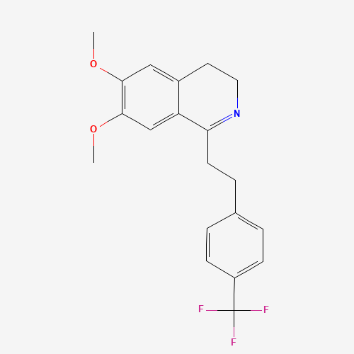 1-(4-(TRIFLUOROMETHYL)PHENETHYL)-6,7-DIMETHOXY-3,4-DIHYDROISOQUINOLINE (CAS: 324076-69-9) - Related Chemical Product
