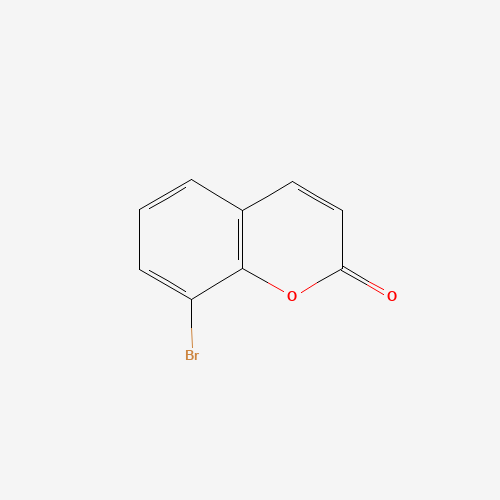8-BROMO-2H-1-BENZOPYRAN-2-ONE (CAS: 33491-30-4) - Chemical Structure and Molecular Formula 