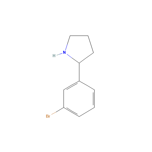 2-(3-BROMO-PHENYL)-PYRROLIDINE (CAS: 383127-79-5) - Related Chemical Product