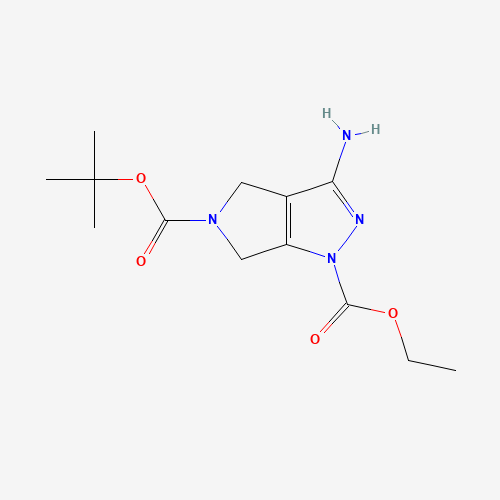 1-ETHYLOXYCARBONYL-5-BOC-3-AMINO-4,6-DIHYDRO-PYRROLO[3,4-C]PYRAZOLE (CAS: 398495-65-3) - Related Chemical Product