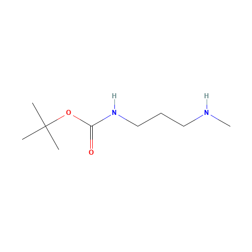 tert-Butyl 3-(methylamino)propylcarbamate (CAS: 442514-22-9) - Chemical Structure and Molecular Formula 