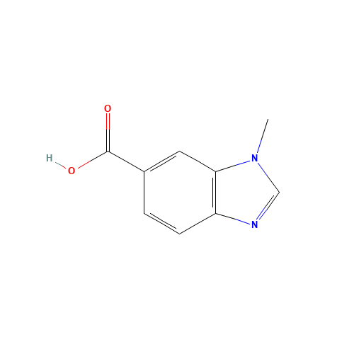 1H-Benzimidazole-6-carboxylicacid,1-methyl-(9CI) (CAS: 53484-18-7) - Related Chemical Product