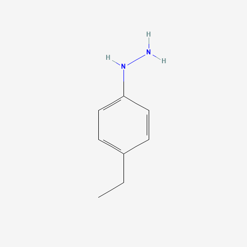 (4-ETHYL-PHENYL)-HYDRAZINE (CAS: 54840-34-5) - Chemical Structure and Molecular Formula 