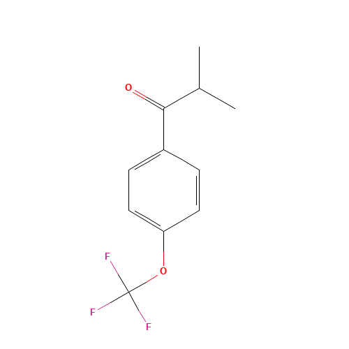 2-Methyl-1[4-(trifluoromethoxy)phenyl] propan-1-one (CAS: 56425-84-4) - Related Chemical Product