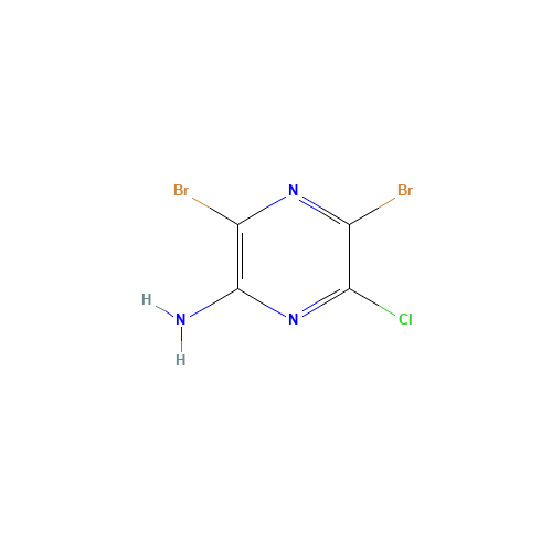 3,5-DIBROMO-6-CHLOROPYRAZIN-2-AMINE (CAS: 566205-01-4) - Related Chemical Product