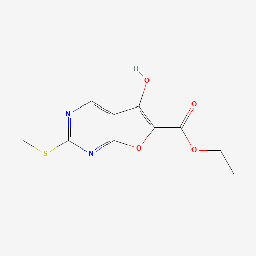 5-Hydroxy-2-methylsulfanyl-furo[2,3-d]pyrimidine-6-carboxylic acid ethyl ester (CAS: 62094-70-6) - Related Chemical Product