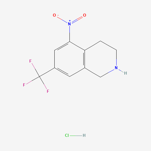 7-(trifluoromethyl)-1,2,3,4-tetrahydro-5-nitroisoquinoline hydrochloride (CAS: 625126-83-2) - Related Chemical Product