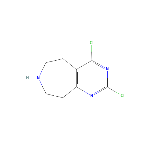 2,4-dichloro-6,7,8,9-tetrahydro-5H-pyrimido[5,4-d]azepine (CAS: 635698-50-9) - Related Chemical Product