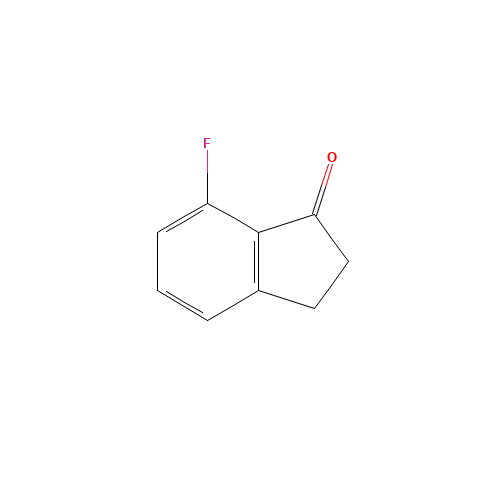 7-Fluoro-1-indanone (CAS: 651735-59-0) - Chemical Structure and Molecular Formula 