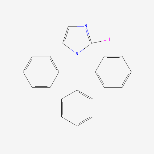 2-Iodo-1-trityl-1H-imidazole (CAS: 67478-46-0) - Chemical Structure and Molecular Formula 