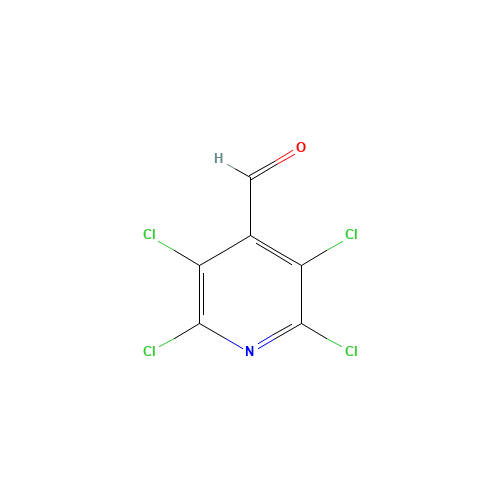 2,3,5,6-TETRACHLOROPYRIDINE-4-CARBOXALDEHYDE (CAS: 68054-26-2) - Chemical Structure and Molecular Formula 