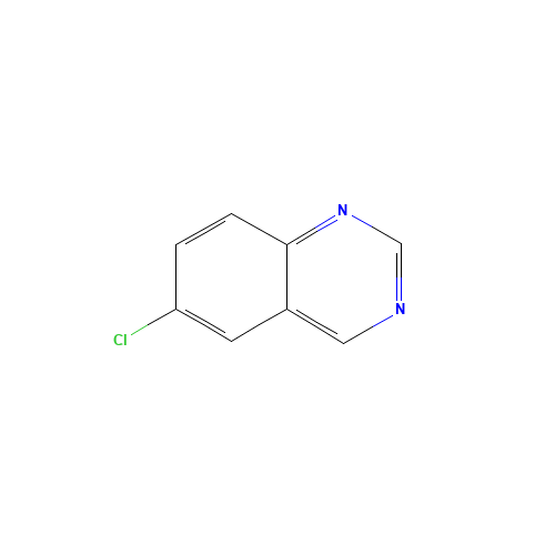 6-chloroquinazoline (CAS: 700-78-7) - Chemical Structure and Molecular Formula 