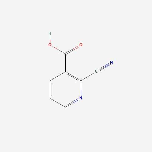 2-CYANOPYRIDINE-3-CARBOXYLIC ACID (CAS: 73112-09-1) - Chemical Structure and Molecular Formula 