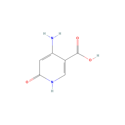 4-Amino-6-hydroxypyridine-3-carboxylic acid (CAS: 85145-48-8) - Chemical Structure and Molecular Formula 