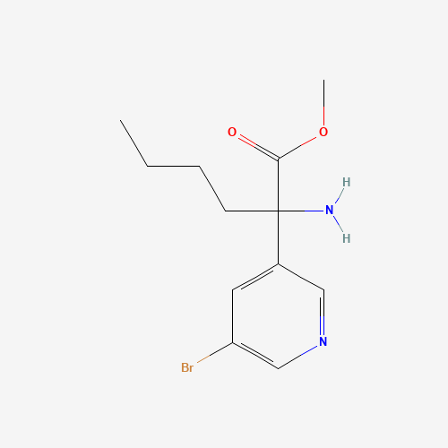 methyl 2-amino-2-(5-bromopyridin-3-yl)hexanoate (CAS: 856886-54-9) - Related Chemical Product