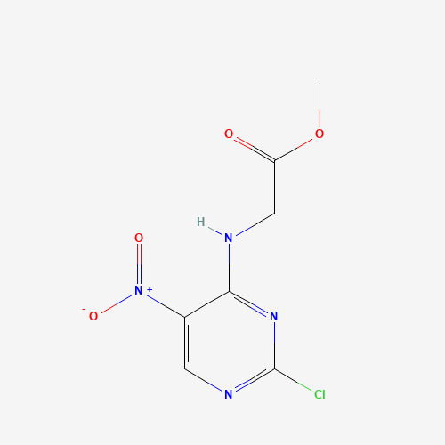 Methyl 2-(2-chloro-5-nitropyrimidin-4-ylamino)acetate (CAS: 859307-58-7) - Related Chemical Product