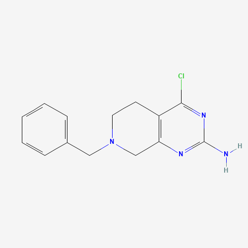 7-benzyl-4-chloro-5,6,7,8-tetrahydropyrido[3,4-d]pyrimidin-2-amine (CAS: 859825-79-9) - Related Chemical Product
