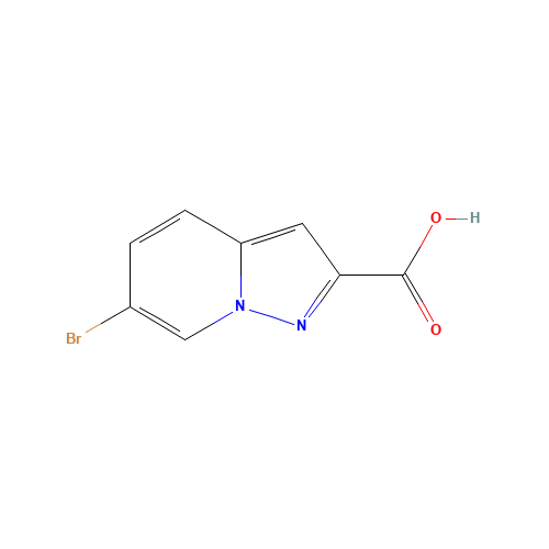 6-bromoH-pyrazolo[1,5-a]pyridine-2-carboxylic acid (CAS: 876379-74-7) - Related Chemical Product