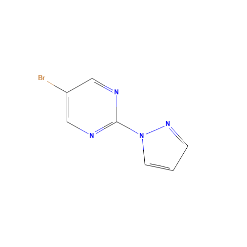 5-BROMO-2-PYRAZOL-1-YL-PYRIMIDINE (CAS: 883230-94-2) - Related Chemical Product