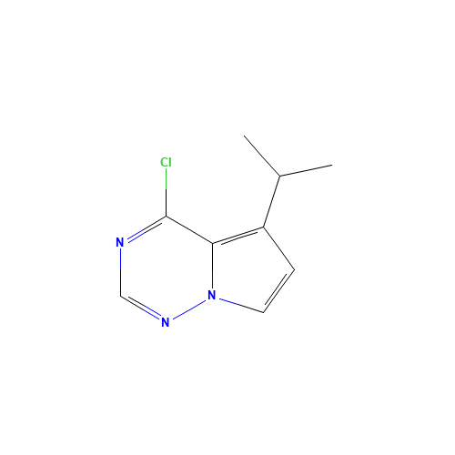 4-chloro-5-isopropylpyrrolo[1,2-f][1,2,4]triazine (CAS: 888720-52-3) - Related Chemical Product