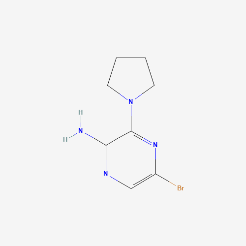 2-AMINO-5-BROMO-3-PYRROLIDIN-1-YLPYRAZINE (CAS: 893611-72-8) - Related Chemical Product