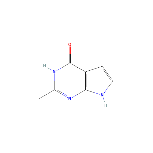4H-Pyrrolo[2,3-d]pyrimidin-4-one,1,7-dihydro-2-methyl-(9CI) (CAS: 89792-11-0) - Related Chemical Product