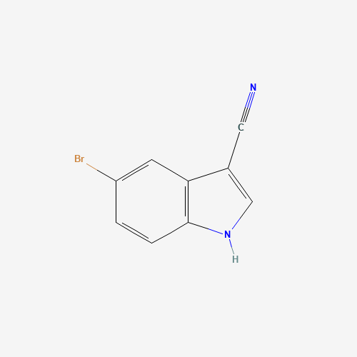 5-Bromo-3-cyanoindole (CAS: 90271-86-6) - Chemical Structure and Molecular Formula 