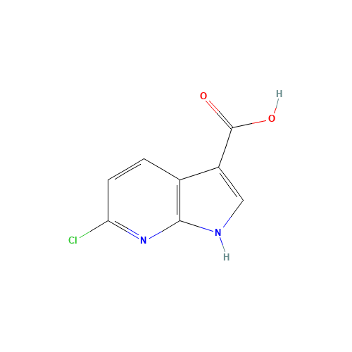 6-chloro-1H-pyrrolo[2,3-b]pyridine-3-carboxylic acid (CAS: 915140-96-4) - Related Chemical Product