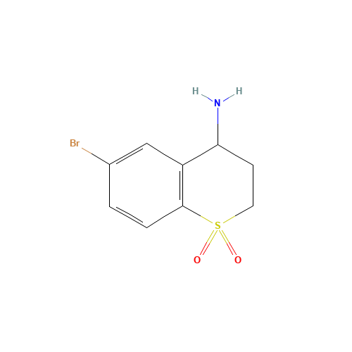 6-bromo-3,4-dihydro-2H-S,S-Di-oxo-thiochromen-4-amine hydrochloride (CAS: 916420-34-3) - Related Chemical Product