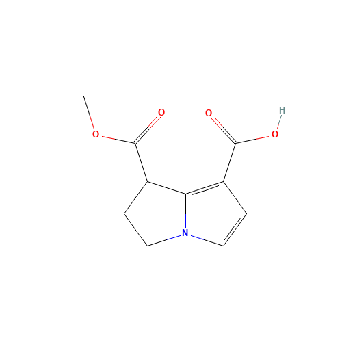 7-(methoxycarbonyl)-6,7-dihydro-5-Hpyrrolizine-1-carboxylic acid (CAS: 92992-17-1) - Related Chemical Product