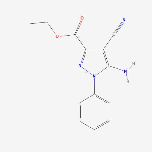 Ethyl 5-amino-4-cyano-1-phenyl-1H-pyrazole-3-carboxylate (CAS: 93764-93-3) - Related Chemical Product