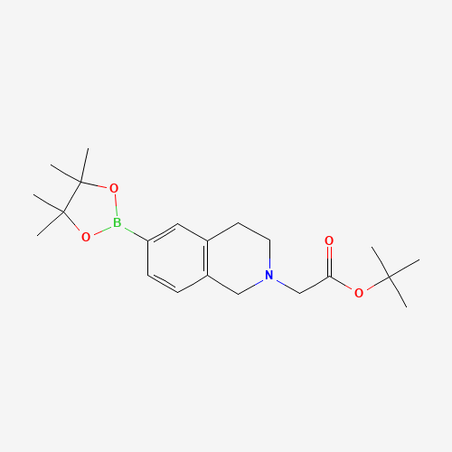 tert-butyl 2-(6-(4,4,5,5-tetramethyl-1,3,2-dioxaborolan-2-yl)-3,4-dihydroisoquinolin-2(1H)-yl)acetate (CAS: 949922-33-2) - Related Chemical Product