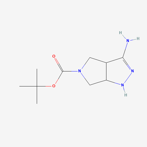 tert-butyl 3-amino-3a,4,6,6a-tetrahydropyrrolo[3,4-c]pyrazole-5(1H)-carboxylate (CAS: 952182-06-8) - Related Chemical Product