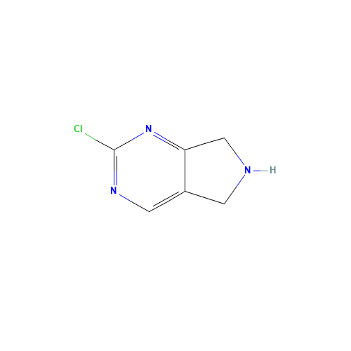 2-Chloro-6,7-dihydro-5H-pyrrolo[3,4-d]pyrimidine (CAS: 954232-71-4) - Related Chemical Product