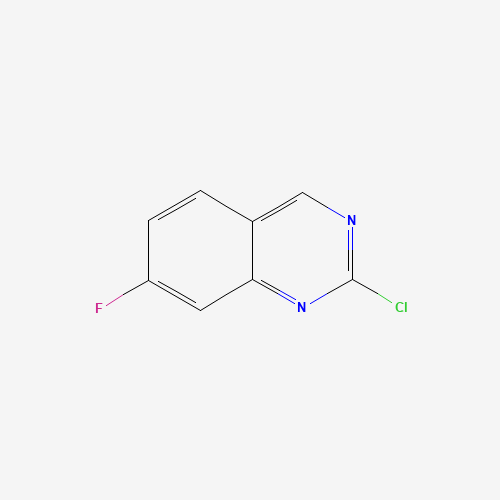 2-Chloro-7-fluoroquinazoline (CAS: 956101-10-3) - Chemical Structure and Molecular Formula 