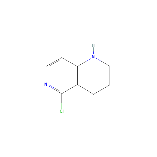 5-chloro-1,2,3,4-tetrahydro-1,6-naphthyridine (CAS: 98490-61-0) - Related Chemical Product