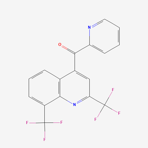 bis[2,8-di(trifluoromethyl)quinolin-4-yl-2-pyridyl] ketone (CAS: 35853-55-5) - Related Chemical Product